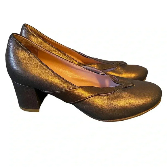 Mark Schwartz Leather Vintage Heels - Picture 2 of 8